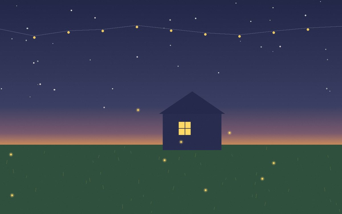 A tent pitched on a small lawn with the house door visible behind
